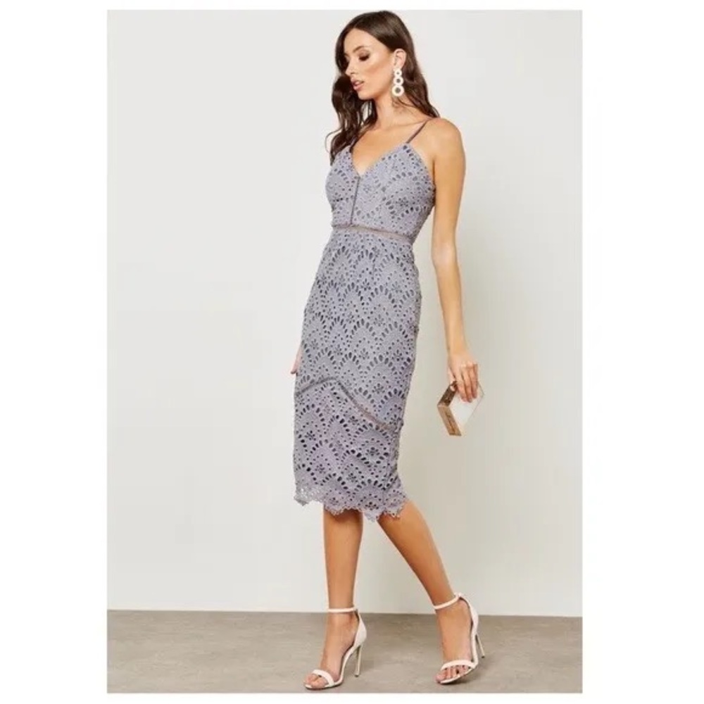 Crochet Lace Midi Dress - Excellent condition.